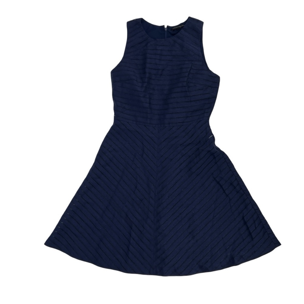 Banana Republic Blue Sleeveless Halter A-line Mini Dress Size 0 Women’s